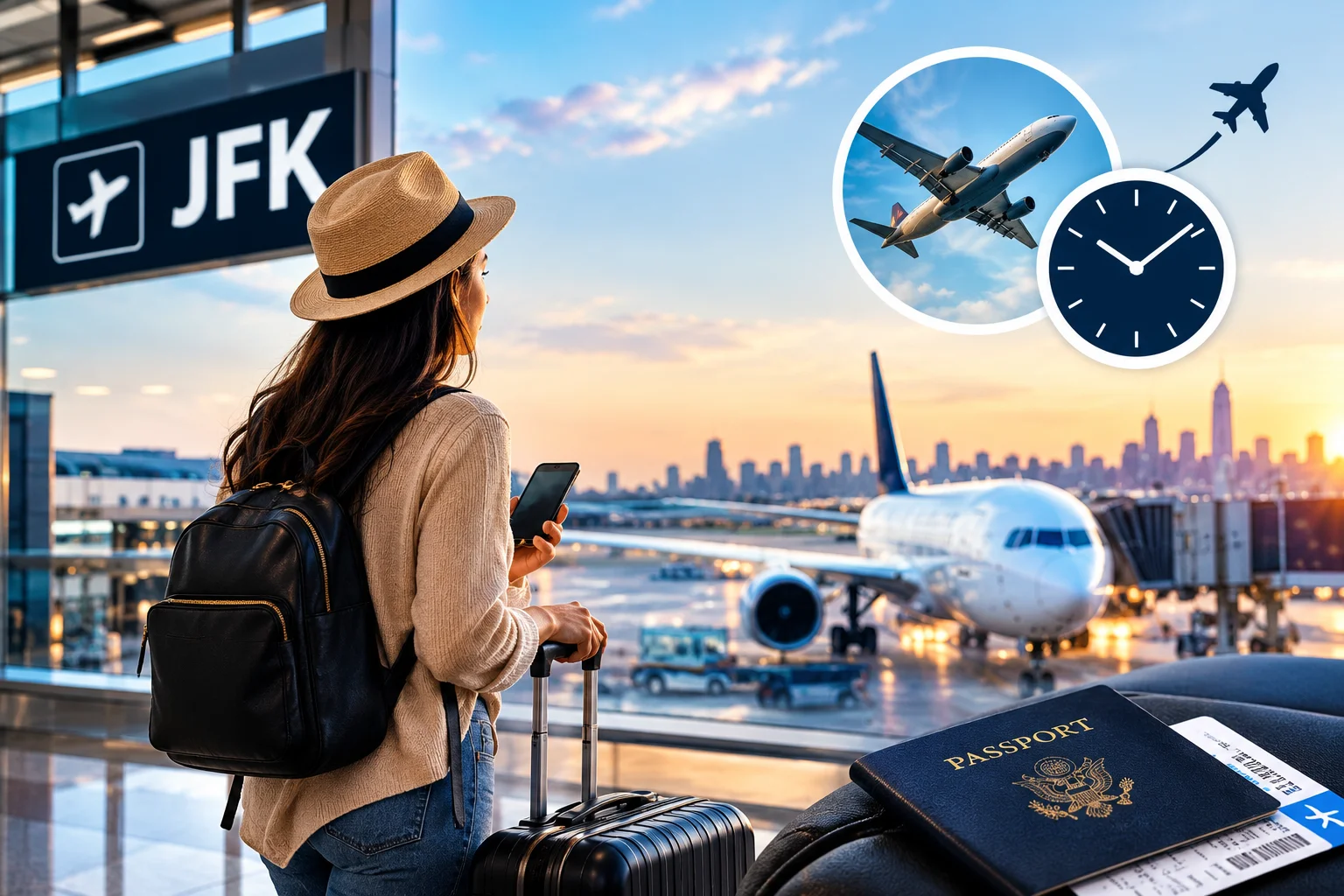 How Many Hours Before an International Flight at JFK